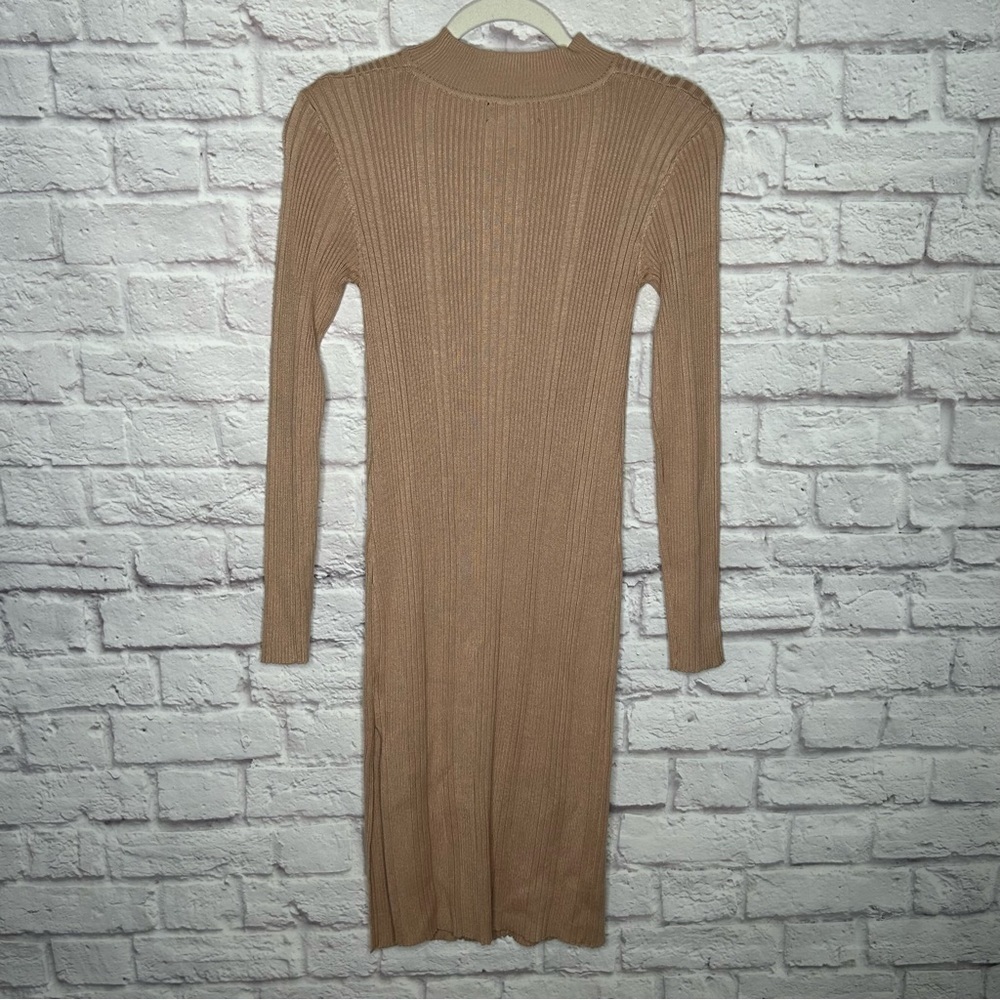 House of Harlow 1960 Tan Long Sleeve Dress - Picture 5 of 11